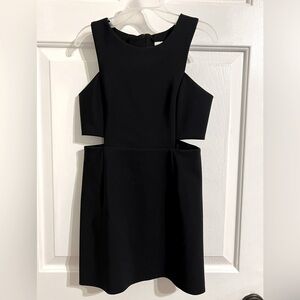 Molly Minis Black Sleeveless Cutout Dress